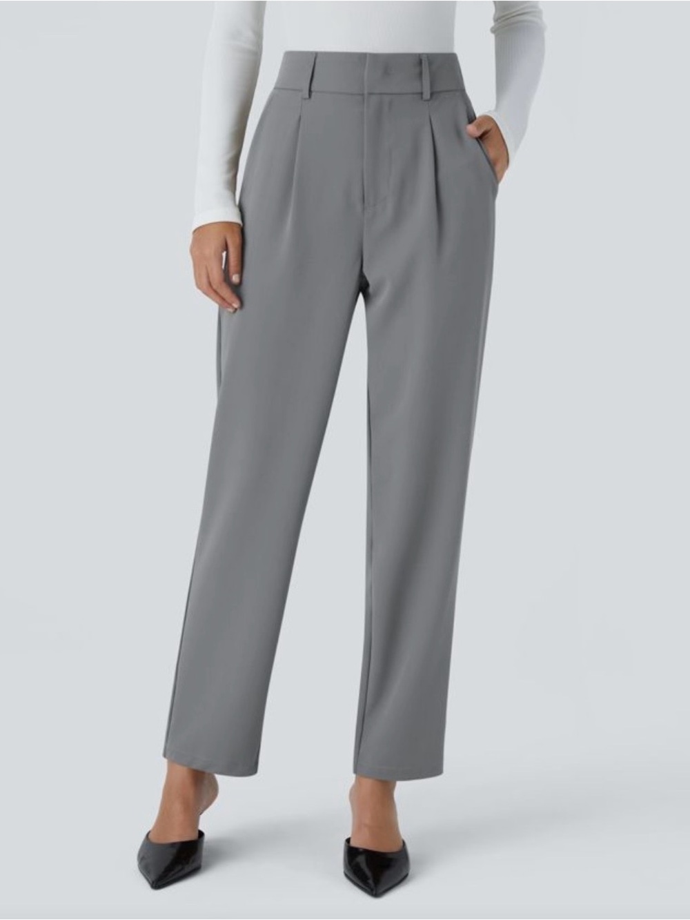 Halara Flex™ High Waisted Pocket
Solid Work Tapered Pants